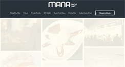 Desktop Screenshot of manafoodbar.com